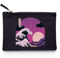 HOKUSAI - Cosmetic  Case "Great Wave Vapour" Black
