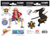 One Piece Sticker Sheets Luffy & Law