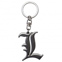 Death Note 3D L Symbol Keychain
