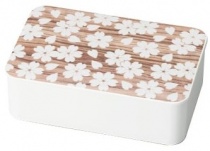 HAKOYA Sakura Mokume White 1-Stage Lunch Box
