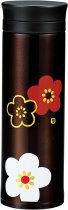HAKOYA Stainless Premium Thermo Mug Bottle 350ml Plum Blossom