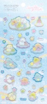 Sumikko Gurashi Sweet Baloon Party Rame Clear Sticker Sheet
