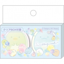 Sumikko Gurashi Kira Kira Gems Clear Sticky Memo Box
