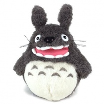 Totoro Grey Laughing Plush (S)
