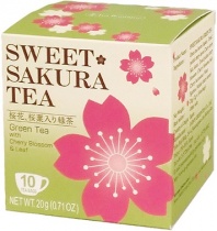 Sweet Sakura Tea (Premium Tea) Green Tea with Cherry Blossoms & Leaf