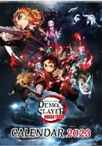 Demon Slayer -Kimetsu no Yaiba- The Movie: Mugen Train - Wandkalender 2023