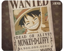 One Piece Wanted Luffy Mousepad