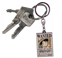 One Piece - porte-clés  Wanted Luffy