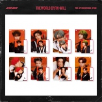 ATEEZ - THE WORLD EP.FIN : WILL CHIFFON FABRIC POSTER - WOOYOUNG (KR)