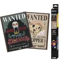 ONE PIECE - Set 2 Chibi Posters -  Wanted Chopper & Brook